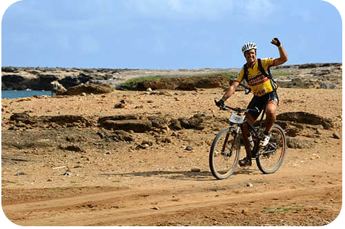 The Bonaire Duo Xtreme race takes participants through Bonaire's landscapes. The Bonaire Duo Xtreme race takes participants through Bonaire's landscapes.